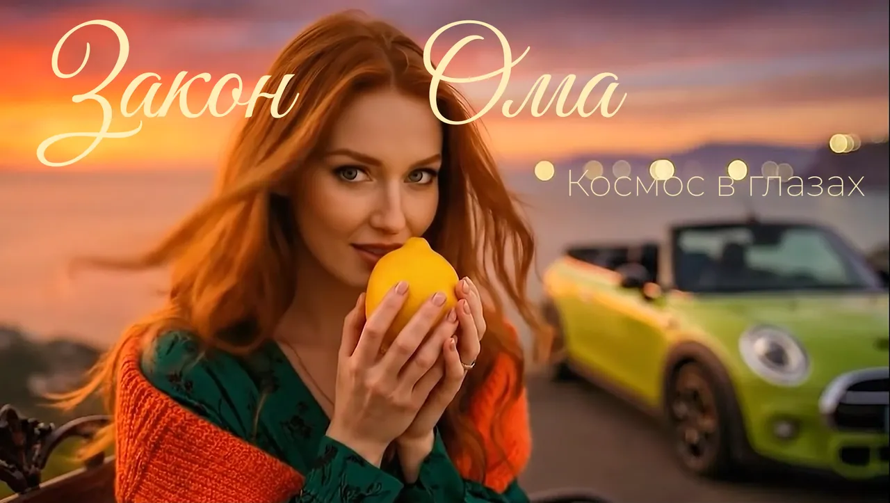 Обложка сингла ЗАКОН ОМА “Космос в глазах”