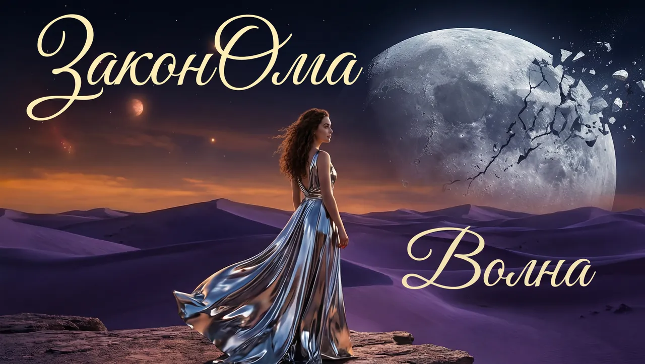 Обложка сингла ЗАКОН ОМА “Волна”